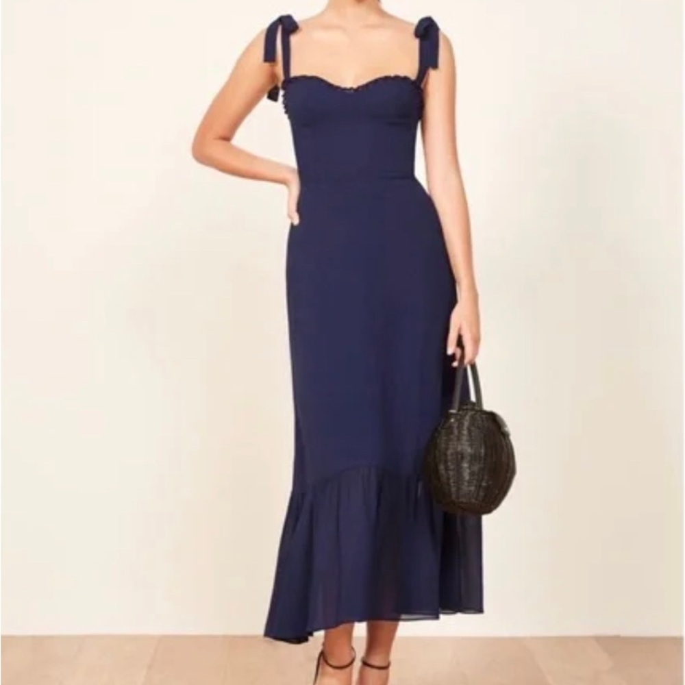 Navy blue Nikita reformation dress